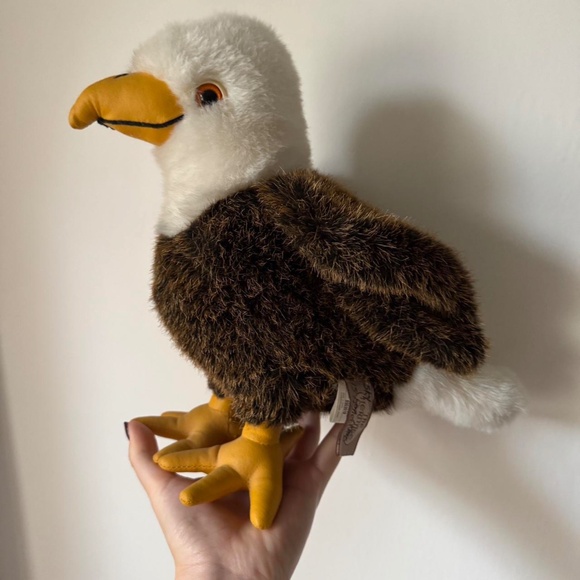 Eagle bird plush toy, cute birds plush stuffed animal toys Ganz bros plushie - Picture 5 of 8